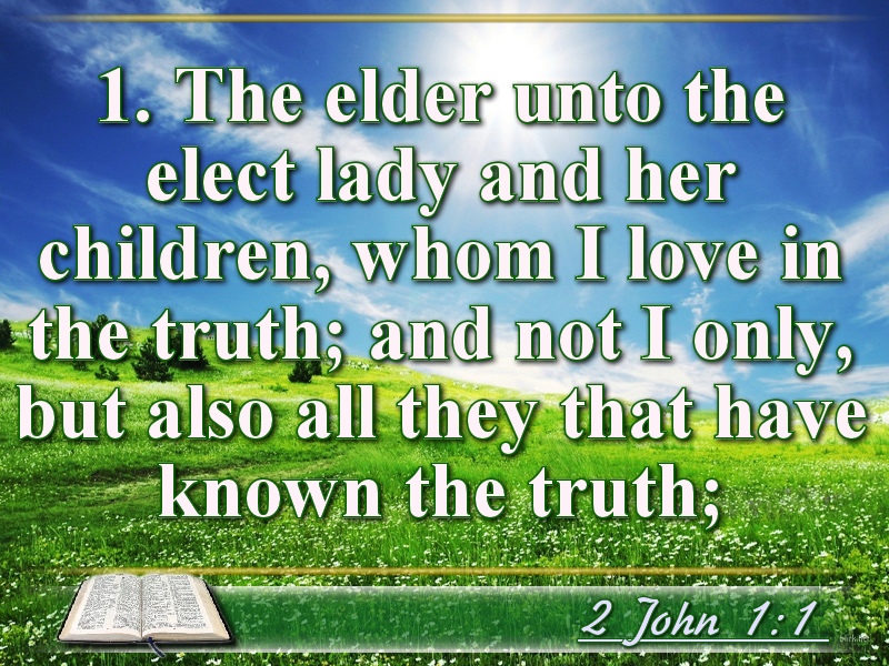 Biblical quotes photo - 2 John